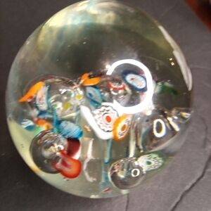 Colorful Glass Fish Aquarium Ornament